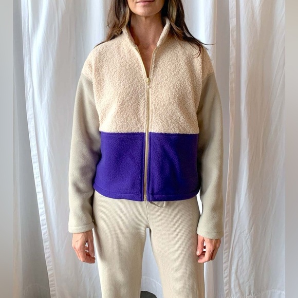 DONNI. Jackets & Blazers - DONNI Tri Fleece Jacket Size S